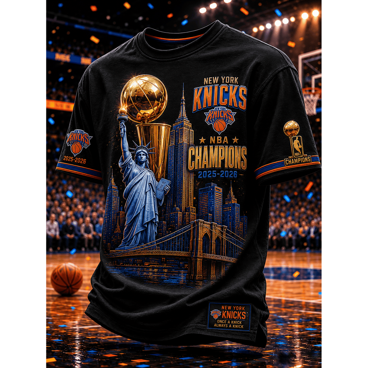 NYK x NBA Final Champions 2025-26 3D Aparael V40 150626
