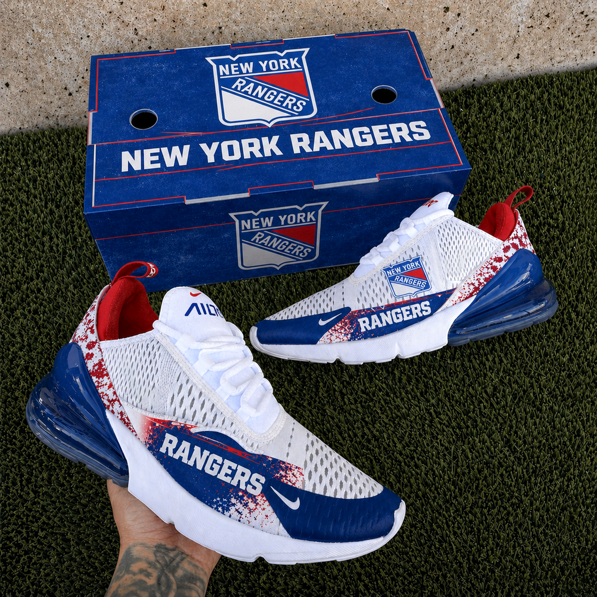 NYR x NHL Nike Air Max 270 Shoes