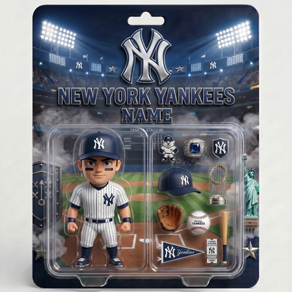 Personalized Baseball Fan Plaque, Custom Photo Sports Collectible Display, Custom Name Baseball Player Figure, Gift For Baseball Lovers And Sports Fans BQH