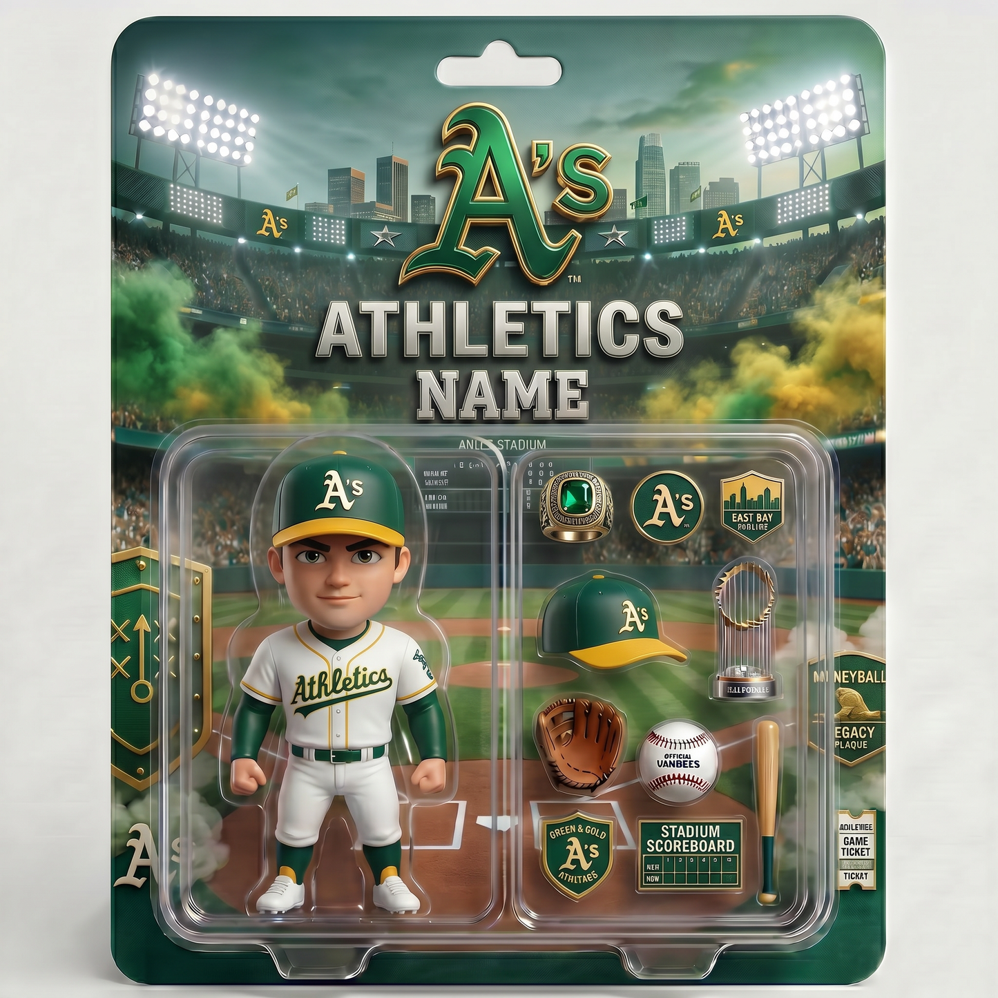 Personalized Baseball Fan Plaque, Custom Photo Sports Collectible Display, Custom Name Baseball Player Figure, Gift For Baseball Lovers And Sports Fans BQH