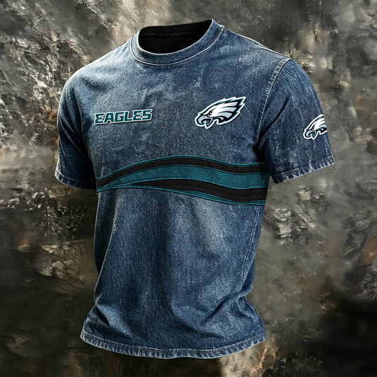 PHI x NFL Washed Cotton Retro Men's T-shirt