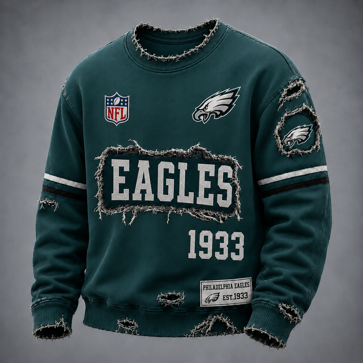 PHI x NFL LUXURY V-Neck T-Shirt 3005 DatND DVT