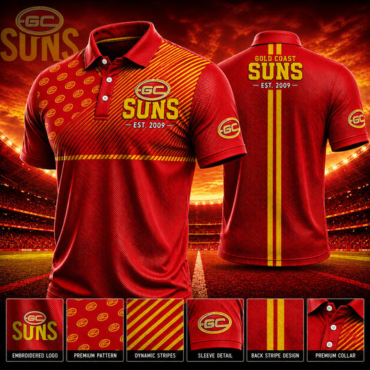 PREMIUM AFL X GCS EXCLUSIVE POLO SHIRT LIMITED EDITION