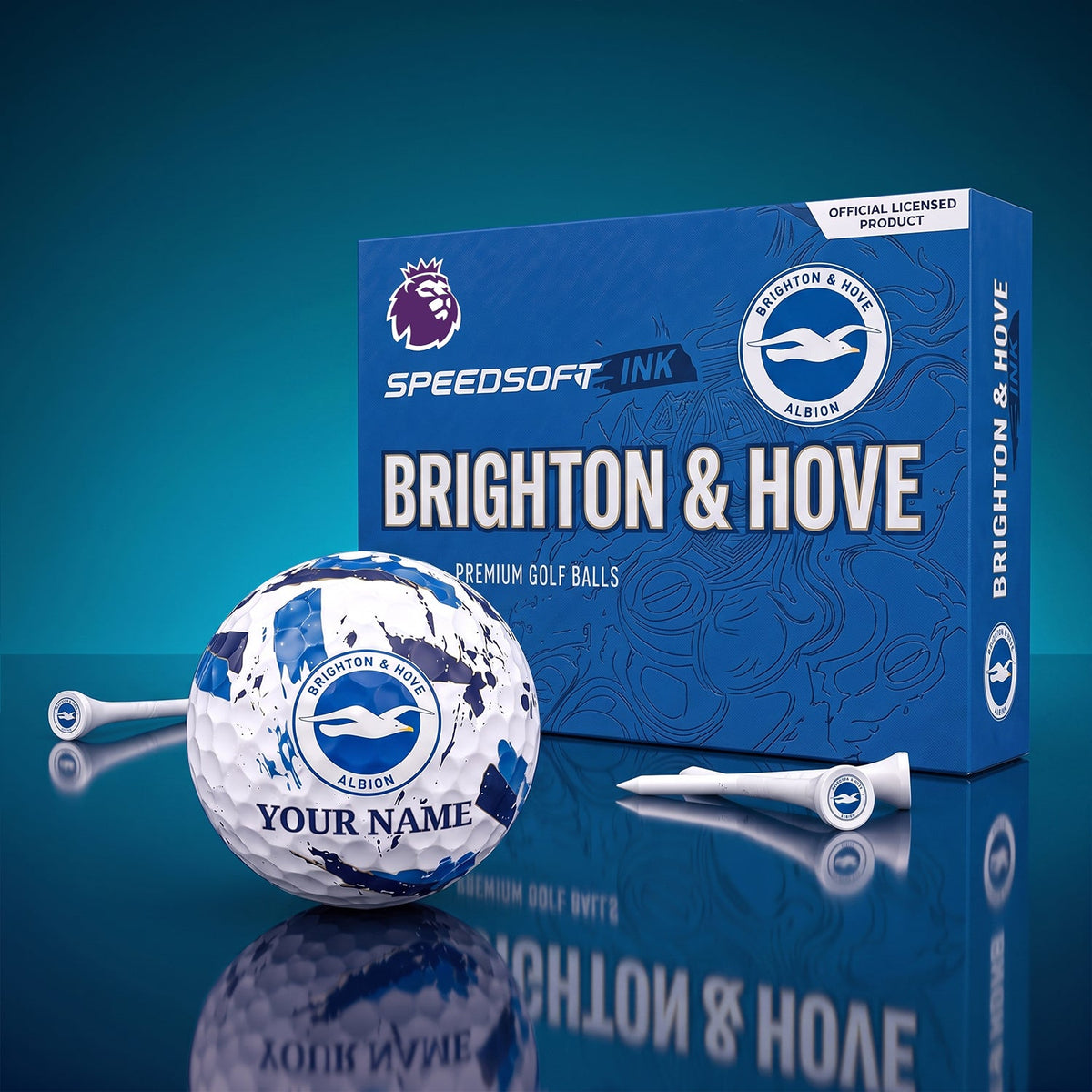PREMIUM EPL X BRI EXCLUSIVE PERSONALIZED GOLF BALL SET LIMITED EDTION
