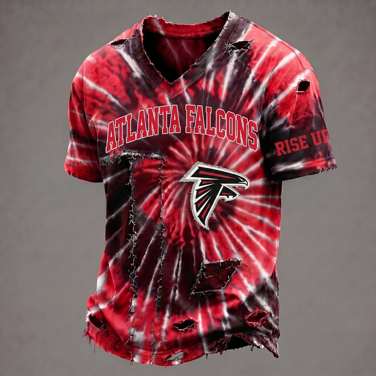PREMIUM NFL X ATL EXCLUSIVE TIE DYE VNECK-TSHIRT LIMITED EDITION