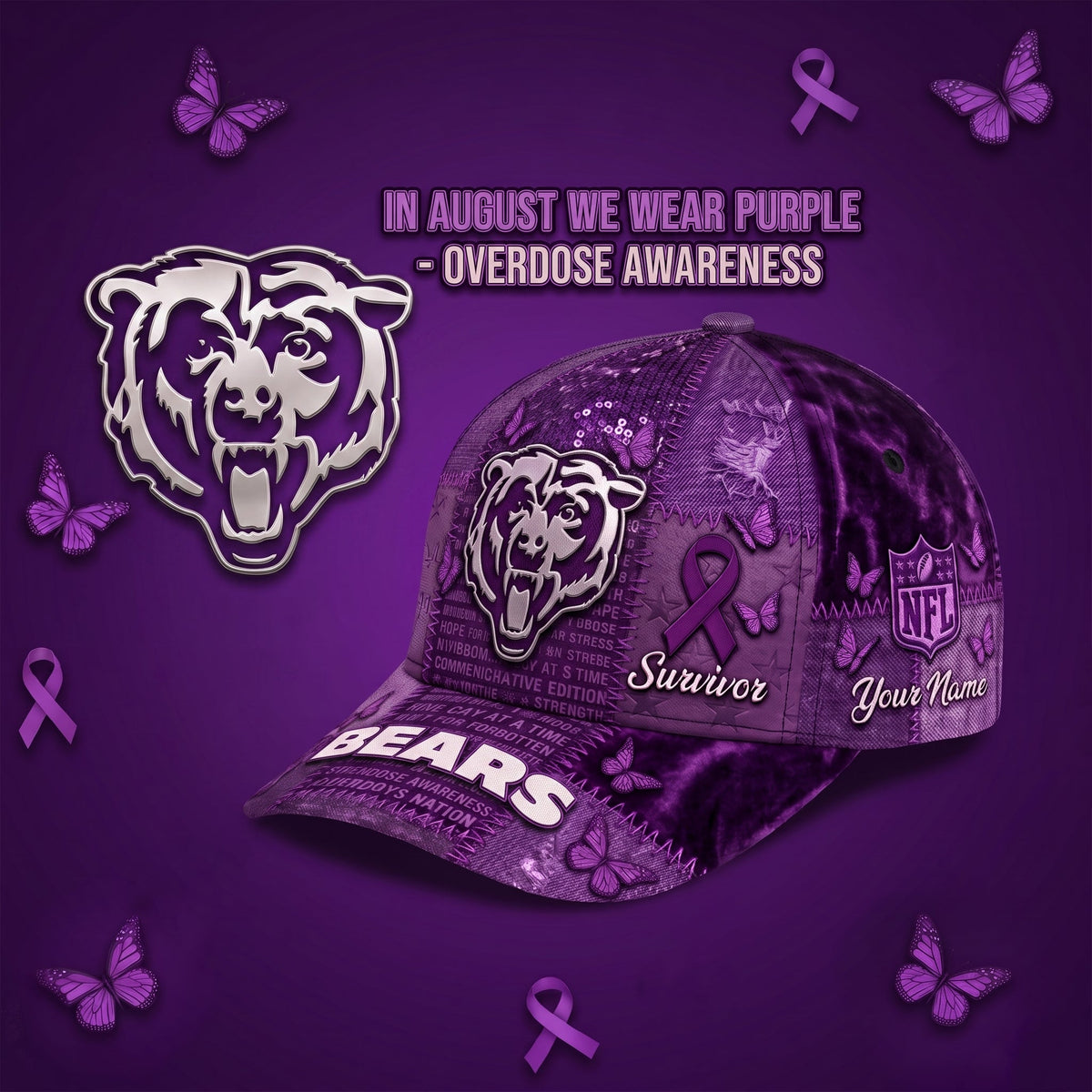 PREMIUM NFL X CIN EXCLUSIVE OA PERSONALIZED CAP