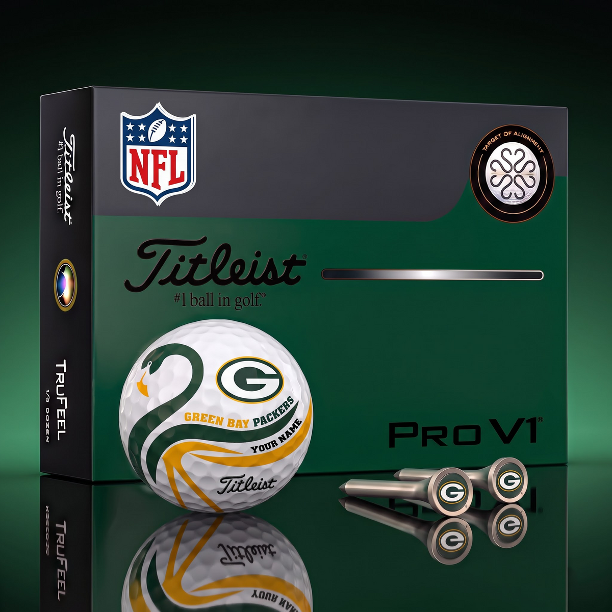 PREMIUM NFL X GBP EXCLUSIVE Flamingo Custom GOLF BALL Tournament Edition