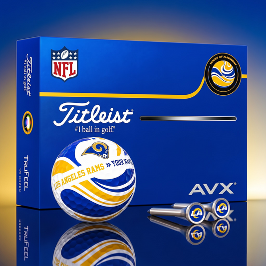 PREMIUM NFL X LAR EXCLUSIVE  TOURNAMENT  PERSONALIZED GOLF BALL V6 COLLECTION