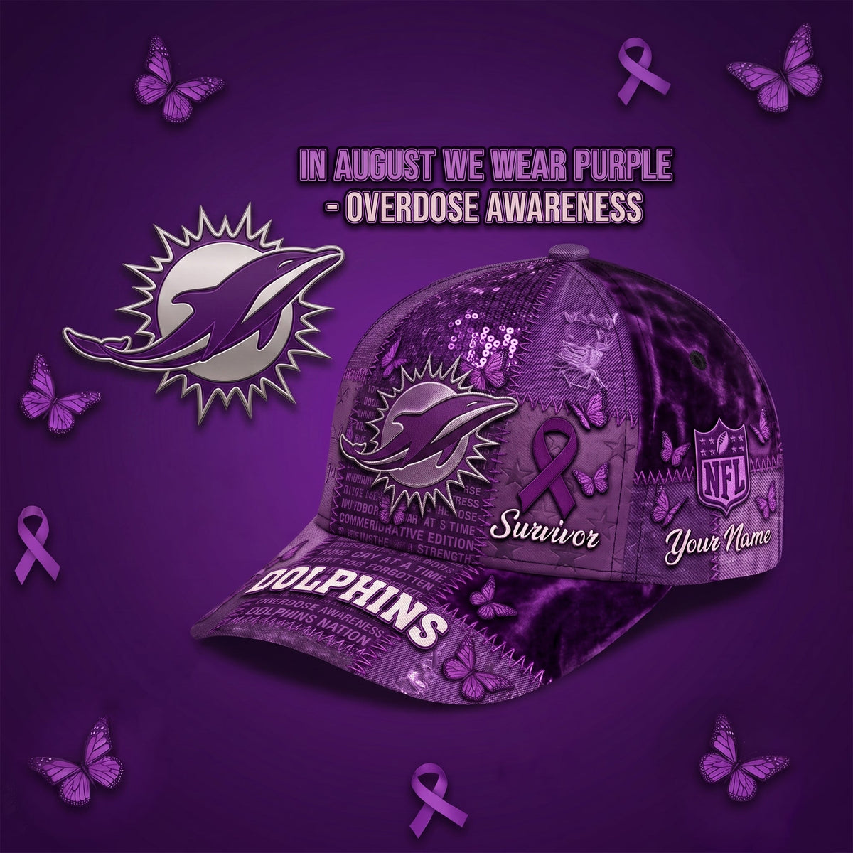 PREMIUM NFL X MD EXCLUSIVE OA PERSONALIZED CAP