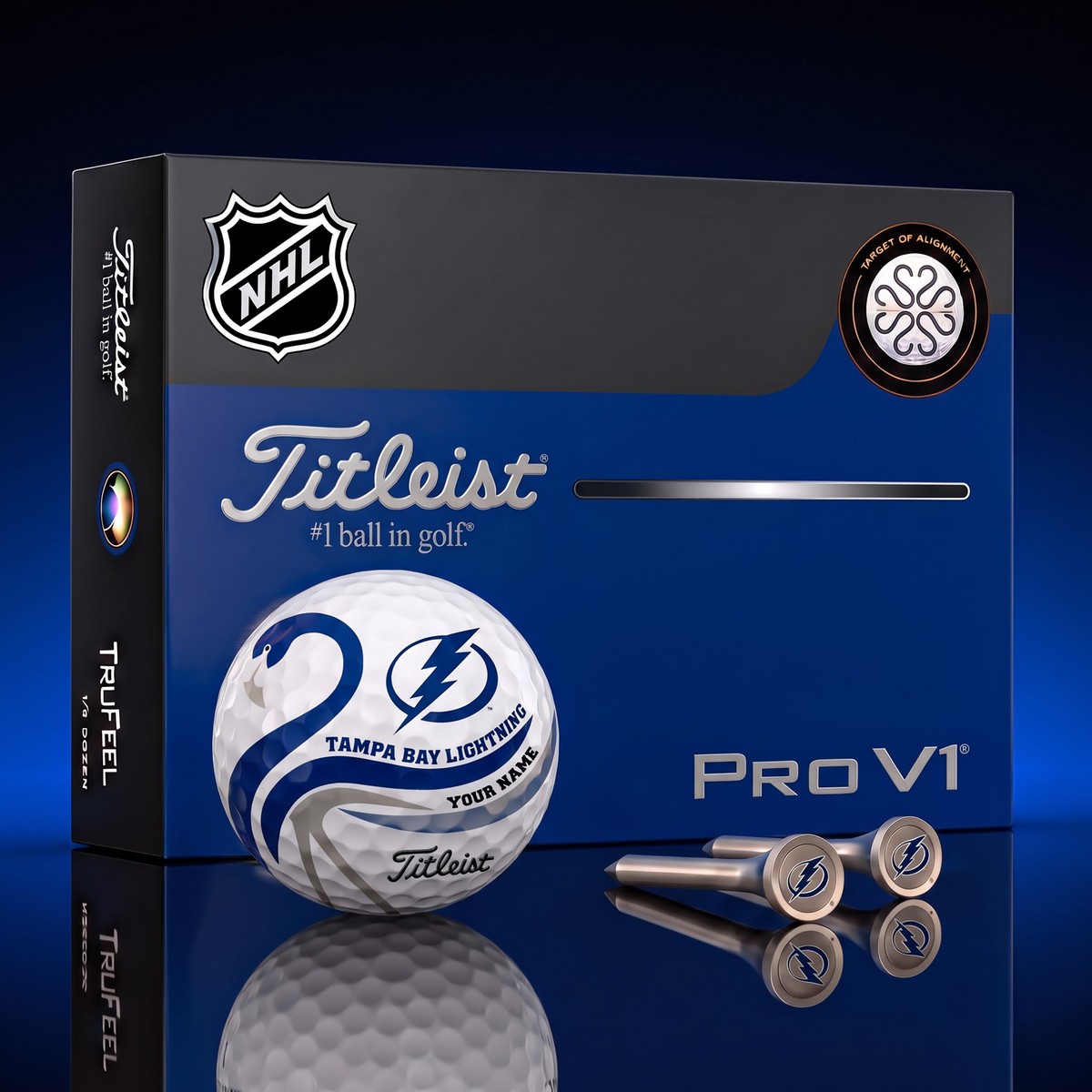 PREMIUM NHL X TBL EXCLUSIVE Flamingo Custom GOLF BALL Tournament Edition