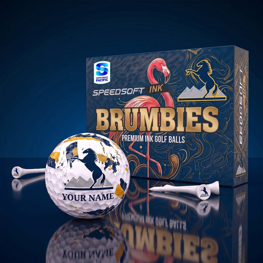 PREMIUM SRP X BRU EXCLUSIVE PERSONALIZED GOLF BALL SET LIMITED EDTION