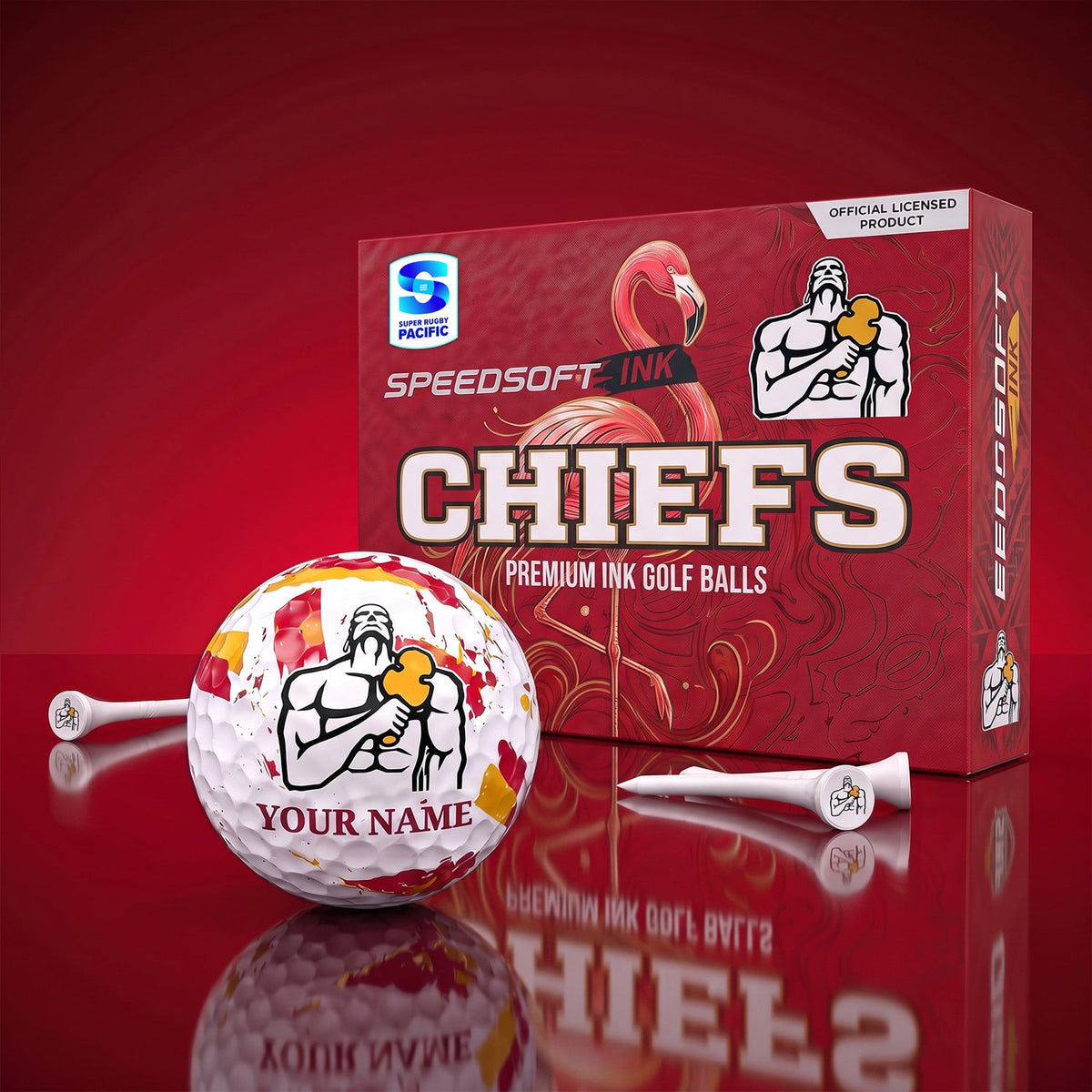 PREMIUM SRP X CHI EXCLUSIVE PERSONALIZED GOLF BALL SET LIMITED EDTION