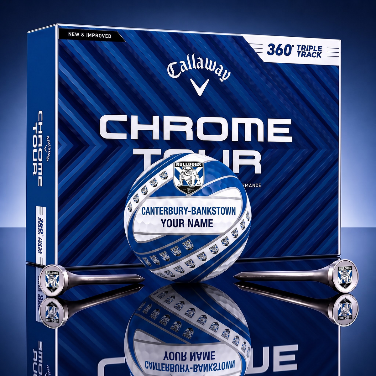 PREMIUM NRL X CBB DELUXE CUSTOME GOLF BALL TOURNAMENT EDITION NDT VHM 280826