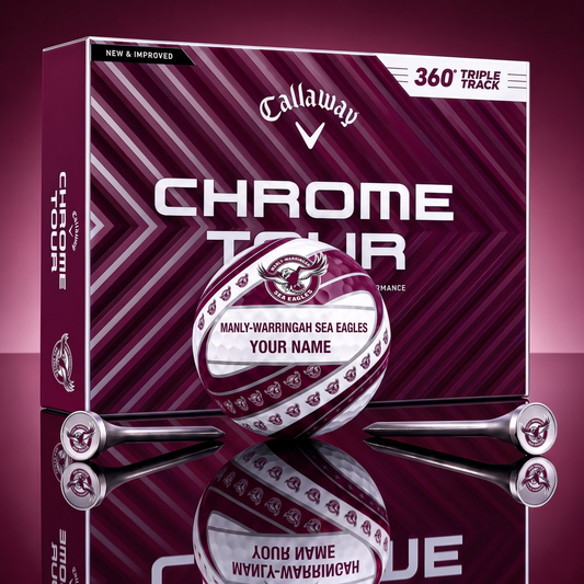 PREMIUM NRL X MWSE DELUXE CUSTOME GOLF BALL TOURNAMENT EDITION NDT VHM 280826
