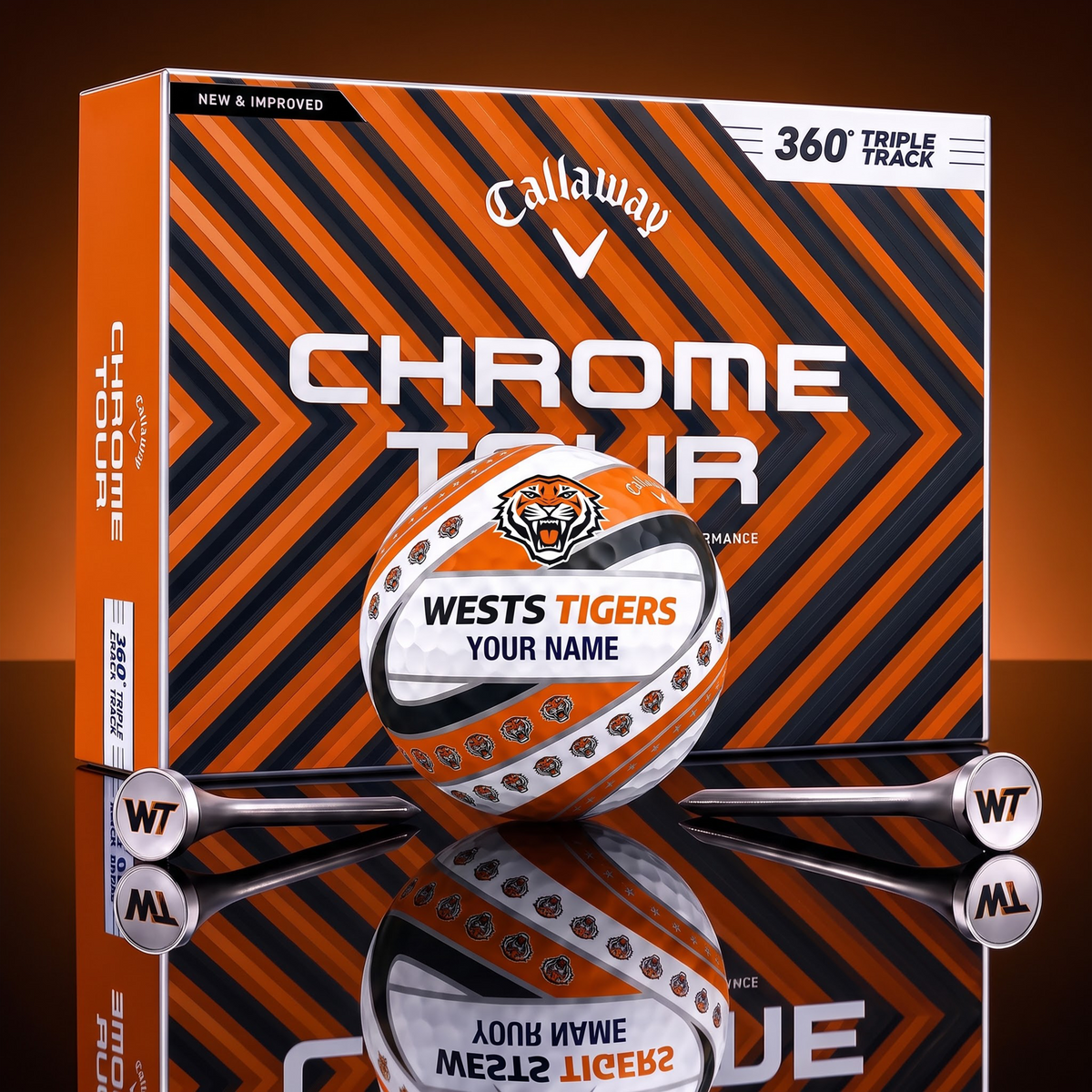PREMIUM NRL X WT DELUXE CUSTOME GOLF BALL TOURNAMENT EDITION NDT VHM 280826