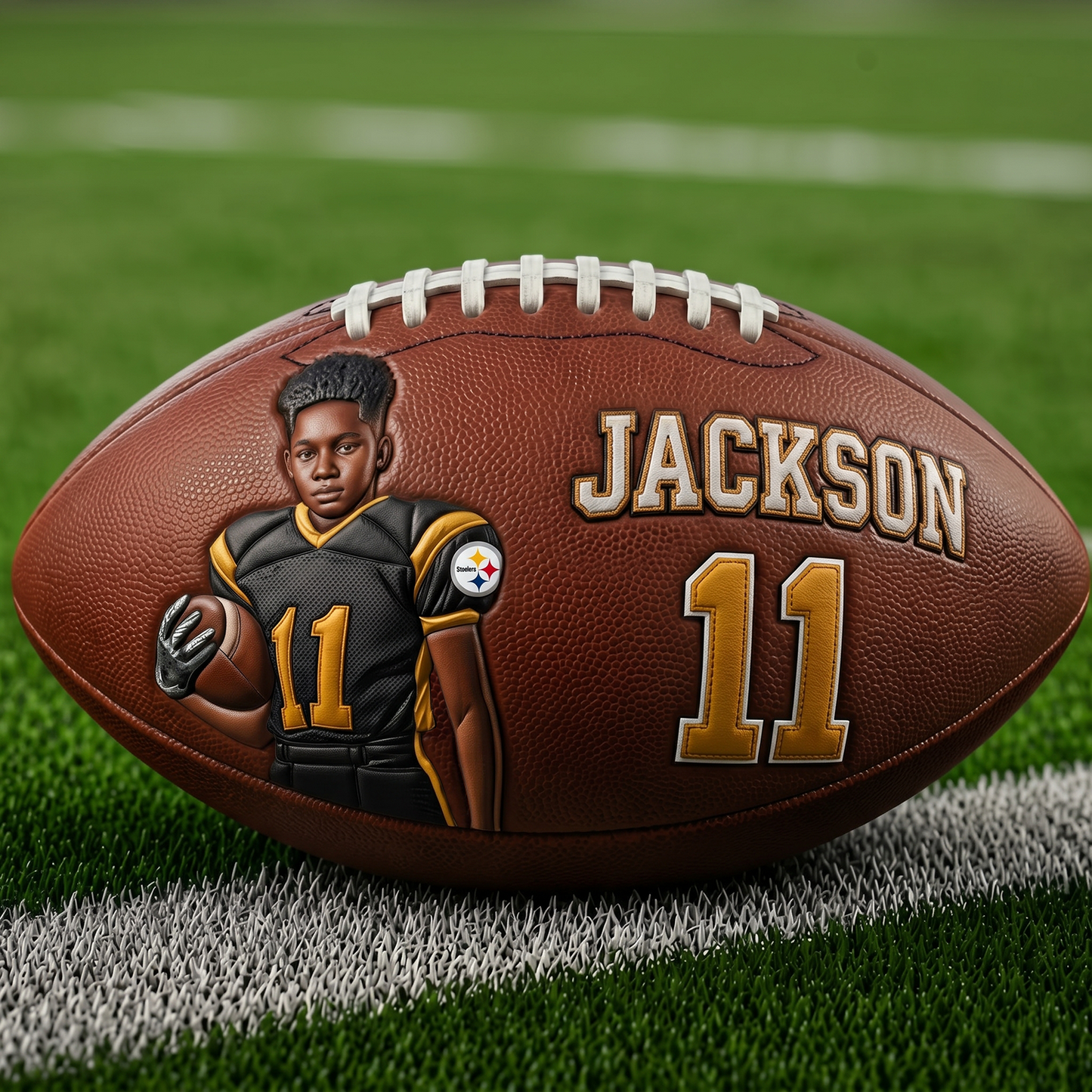 Any Photo Love Football - Personalized Football NFL BQH