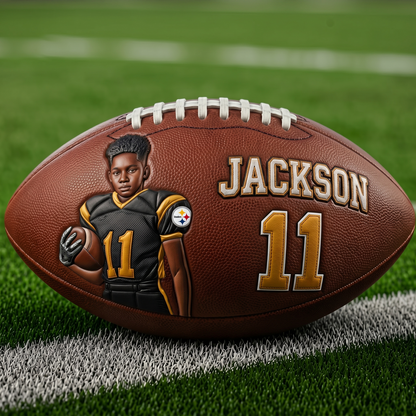 Any Photo Love Football - Personalized Football NFL BQH