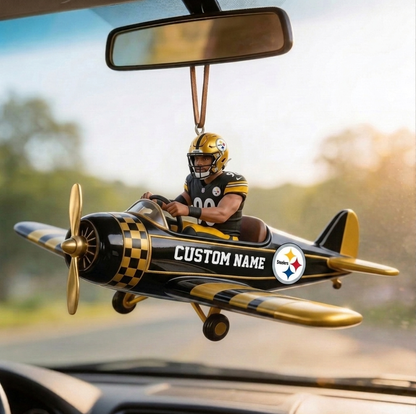Premium NFL Personalized Car Ornament