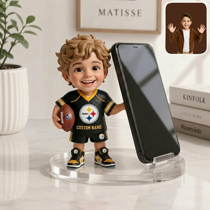 Premium NFL Personalized Kid Phone/ Tablet Holder Stand NMD TTV