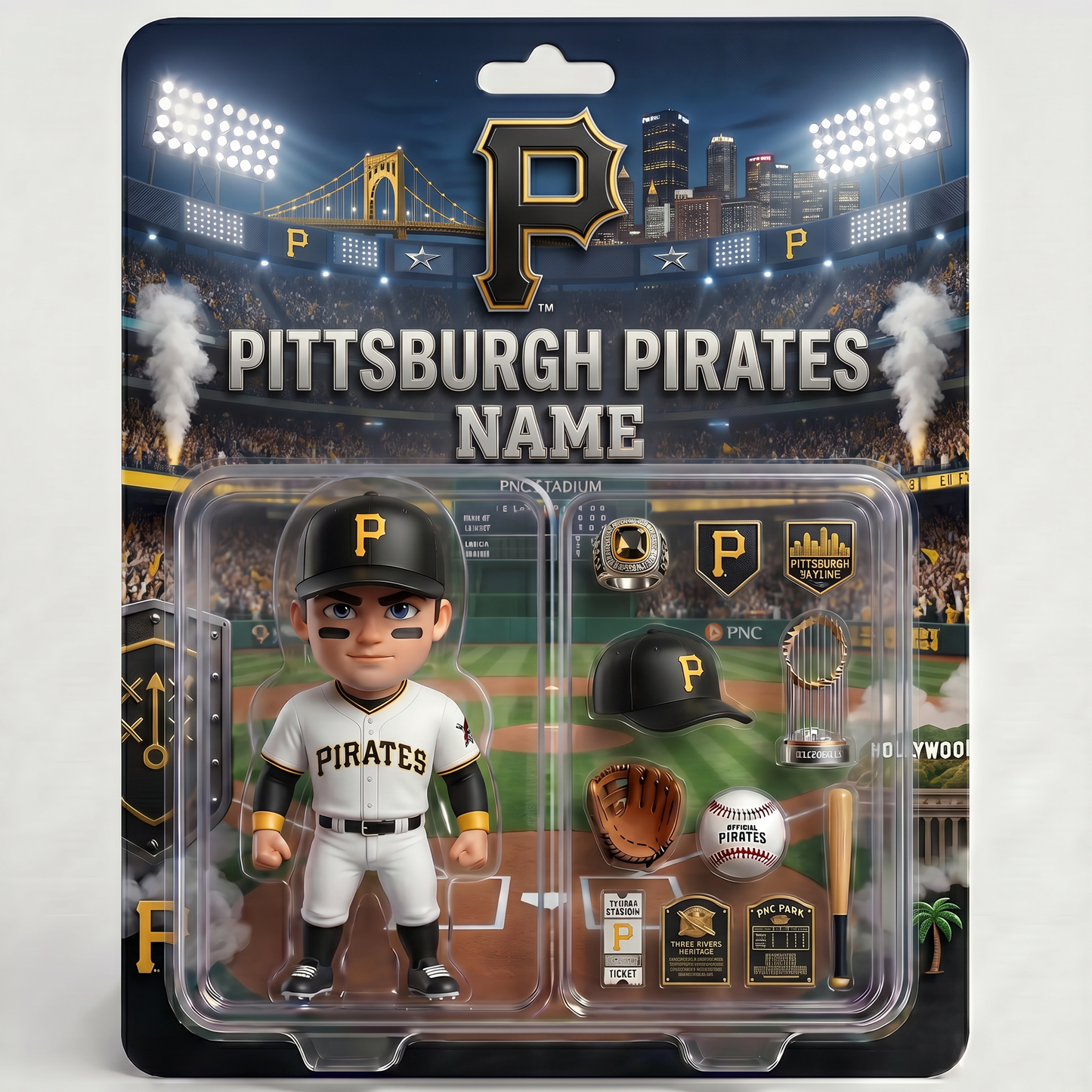 Personalized Baseball Fan Plaque, Custom Photo Sports Collectible Display, Custom Name Baseball Player Figure, Gift For Baseball Lovers And Sports Fans BQH