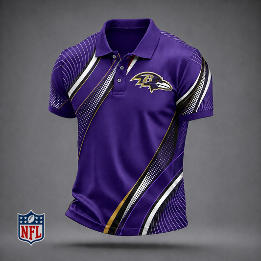 Premium NFL x BAL Polo Shirt