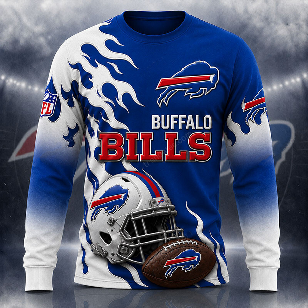 Premium NFL x BUF Fire Limited Aparael