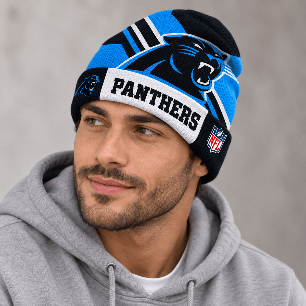 Premium NFL x BUF Cold Snap Statement Beanie Hat