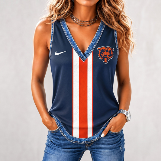 Premium NFL x CHI Game Day Sleeveless Top Shirt