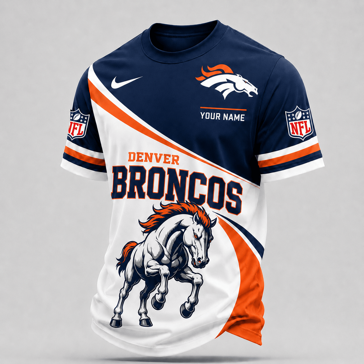 Premium NFL x DEN Bold Team Pride T-shirt