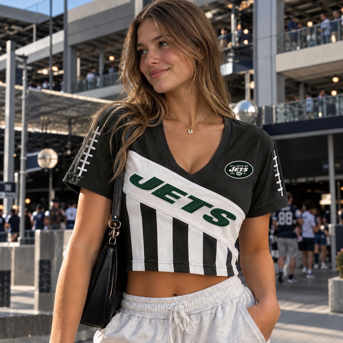 Premium NFL x NYJ T Shirt V-neck