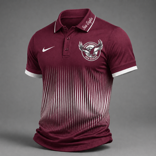Premium NRL x MAN Performance Polo Shirt