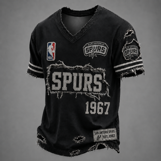 SAS x NBA LUXURY V-Neck T-Shirt 0306 DatND DVT