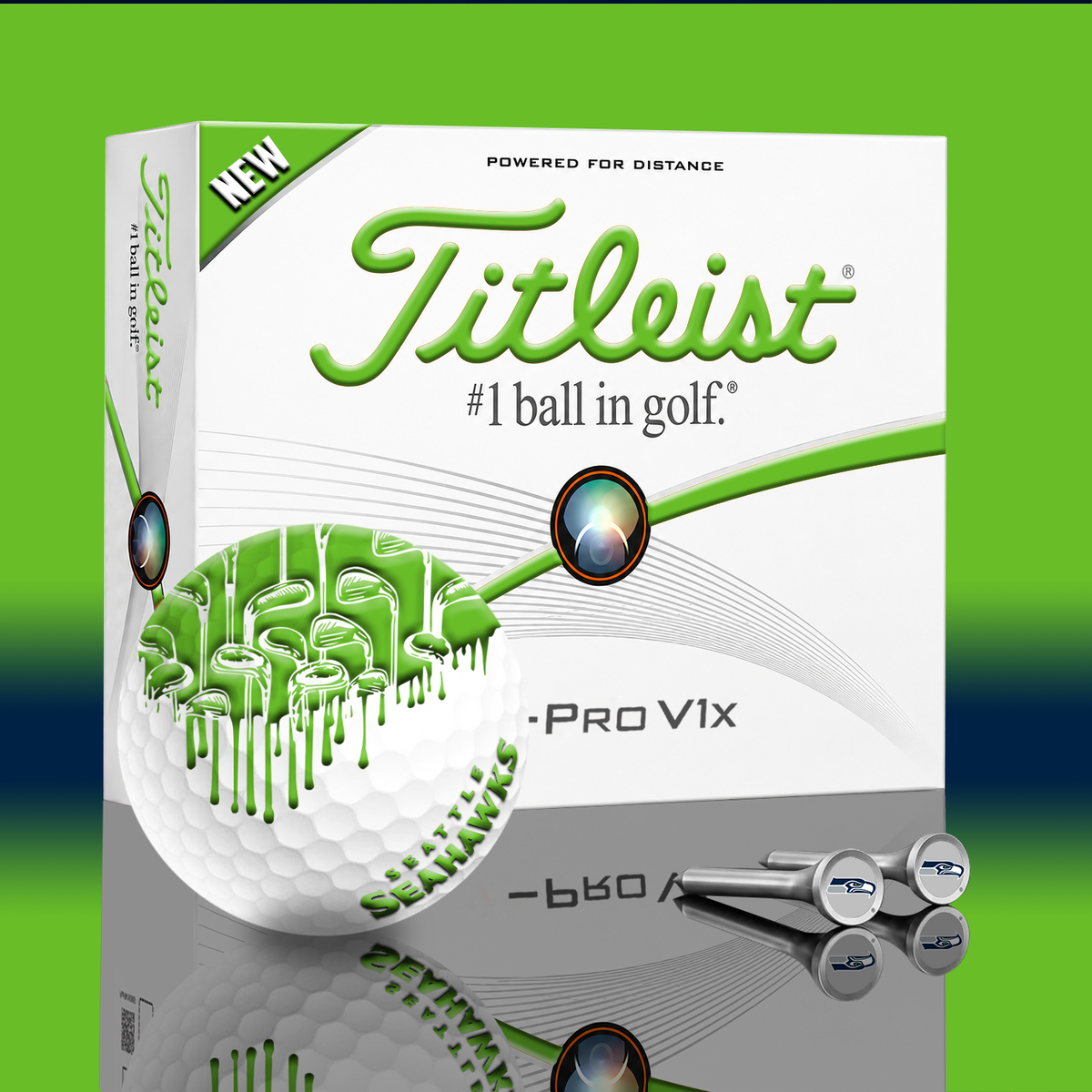 SEA x NFL PERSONALIZED GOLF BALL LIMITED EDITION V2
