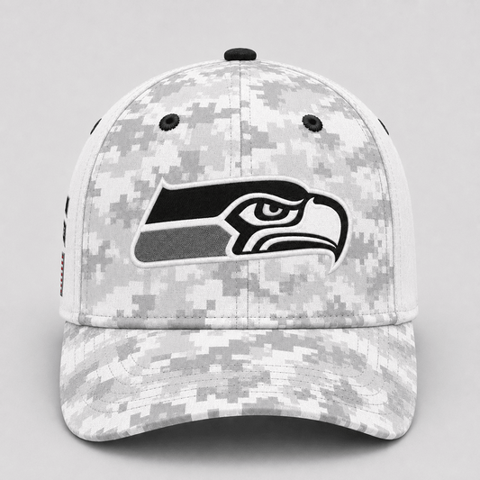 SEA x NFL Premium Salute to Service Digital Camo Cap