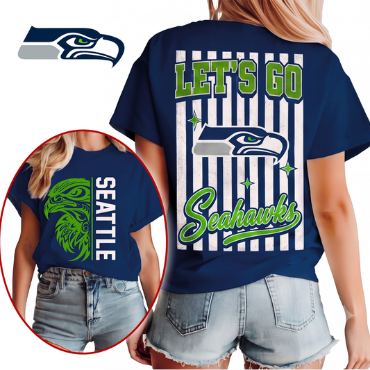 SEA x NFL Premium Victory Stripe 3D Shirt
