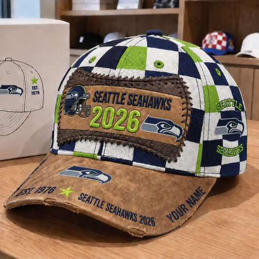 SEA x NFL Vintage Casual Football Hat