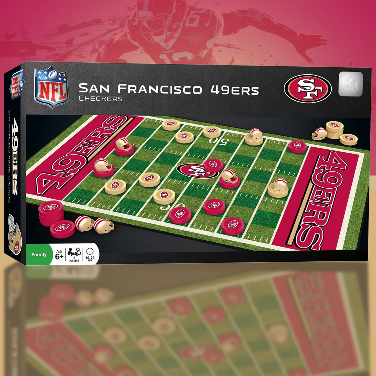 SF x NFL Premium Checkers Game