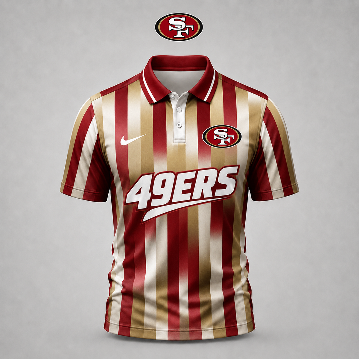 SF x NFL Premium Team Polo Shirt For Men Football