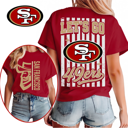SF x NFL Premium Victory Stripe 3D Shirt