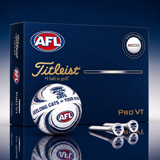 SIGNATURE AFL X GC DELUXE PERSONALIZED GOLF BALL LIMITED EDITION V3