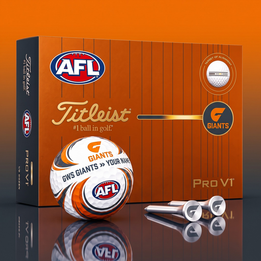 SIGNATURE AFL X GG DELUXE PERSONALIZED GOLF BALL  LIMITED EDITION V3