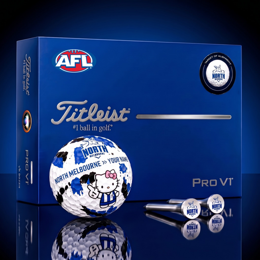 SIGNATURE AFL X NM HELLO KITTY 50TH ANNIVERSARY ELITE GOLF BALL SET ƒ?? LIMITED EDITION