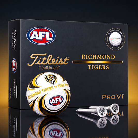 SIGNATURE AFL X RIC DELUXE PERSONALIZED GOLF BALL  LIMITED EDITION V3