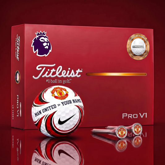 SIGNATURE EPL X MU DELUXE PERSONALIZED GOLF BALL LIMITED EDITION V5