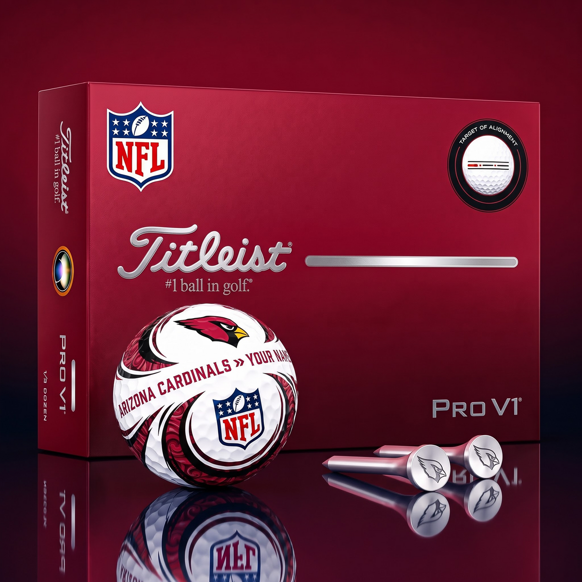 SIGNATURE NFL X AC DELUXE PERSONALIZED GOLF BALL SET LIMITED EDITION V3