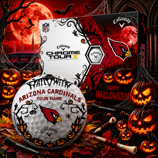 SIGNATURE NFL X AC EXCLUSIVE PERSONALIZED  HALLOWEEN HORROR FAIRWAY GOLF BALL COLLECTION