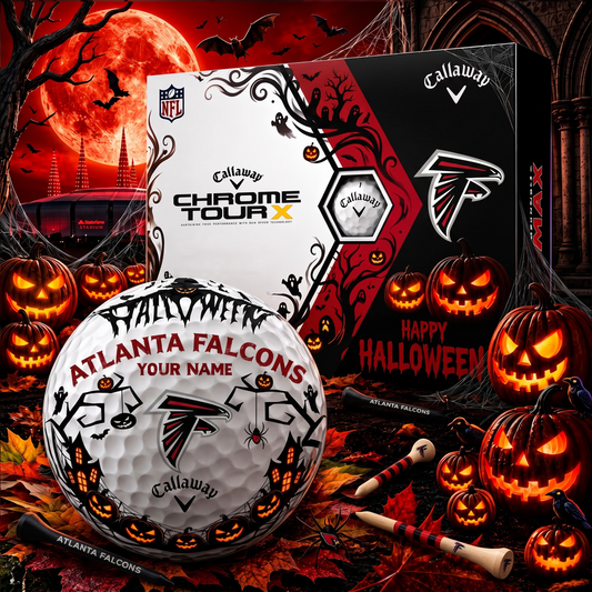 SIGNATURE NFL X AF EXCLUSIVE PERSONALIZED  HALLOWEEN HORROR FAIRWAY GOLF BALL COLLECTION