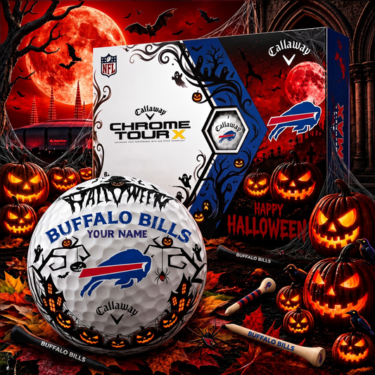 SIGNATURE NFL X BB EXCLUSIVE PERSONALIZED  HALLOWEEN HORROR FAIRWAY GOLF BALL COLLECTION