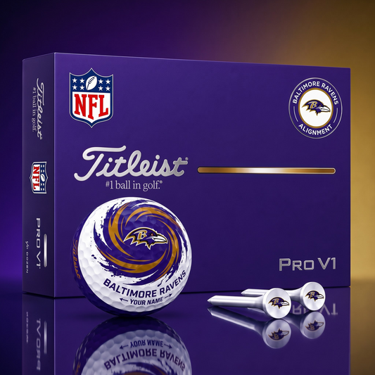 SIGNATURE NFL  X BR DELUXE PERSONALIZED GOLF BALL LIMITED EDITION V03