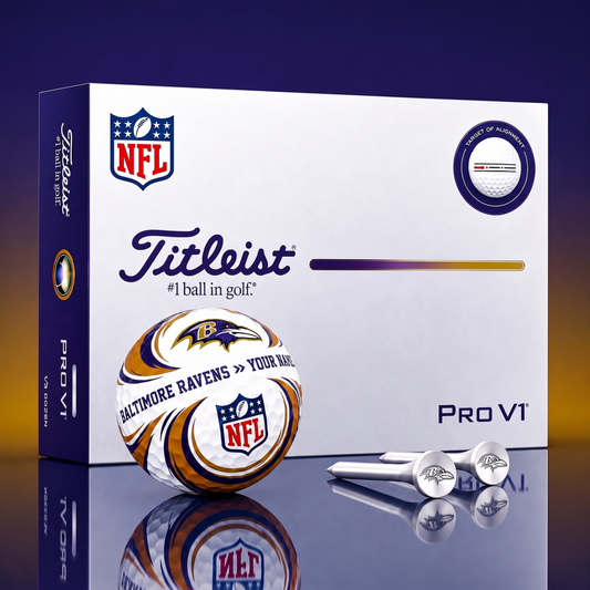 SIGNATURE NFL X BR DELUXE PERSONALIZED GOLF BALL SET LIMITED EDITION V3